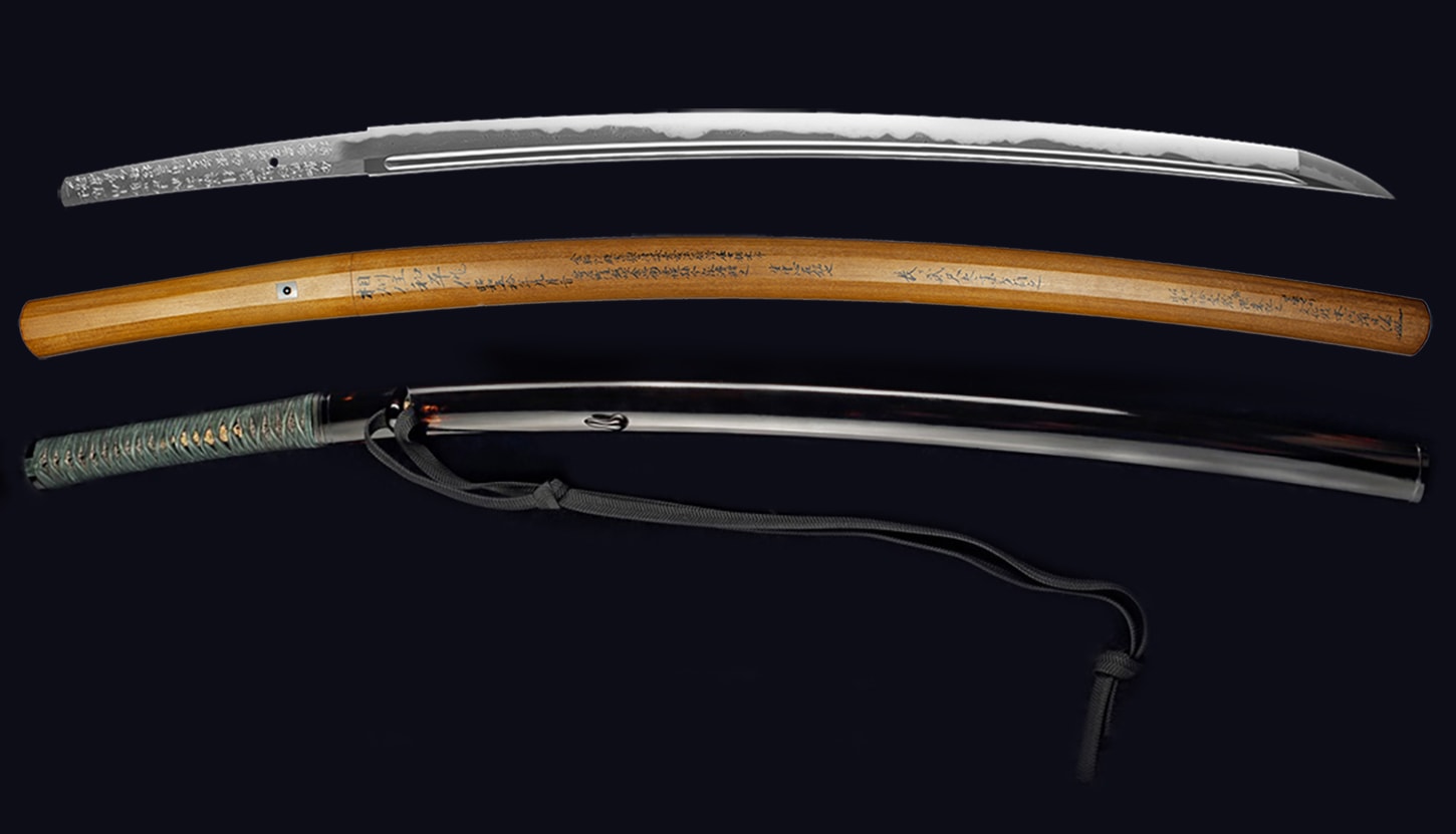 A tachi by Okubo Kazuhira – recreation of kokuhō (Nat’l Treasure) “Sanchomo” Yamatorige Ichimonji