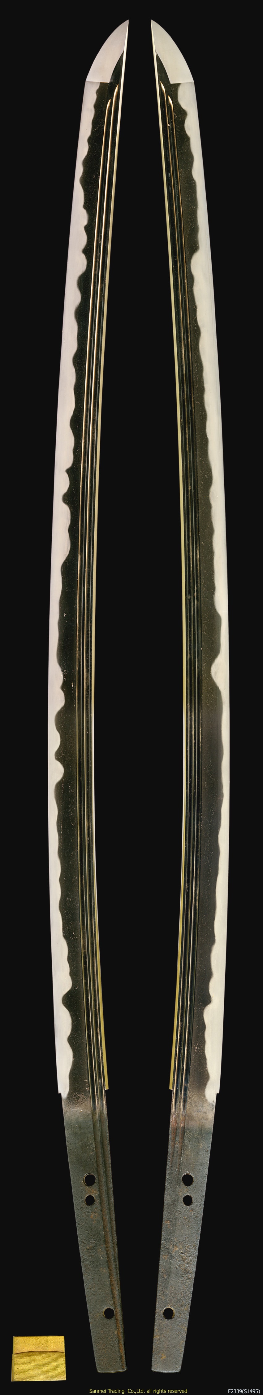 Katana - Tokuho - by Naoe Shizu School - Naoe-Shizu - Unsigned, attributed