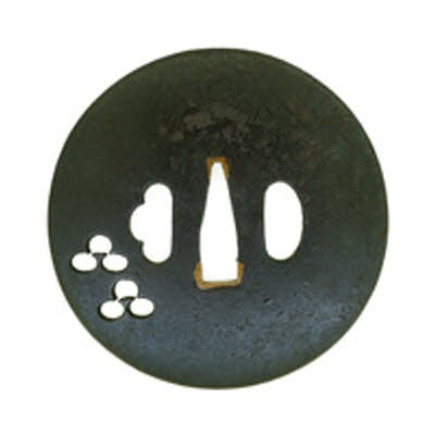 Suhama crest symbols Openwork OWARI Tsuba