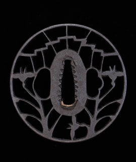 鐔 T-0005 八つ橋透鐔