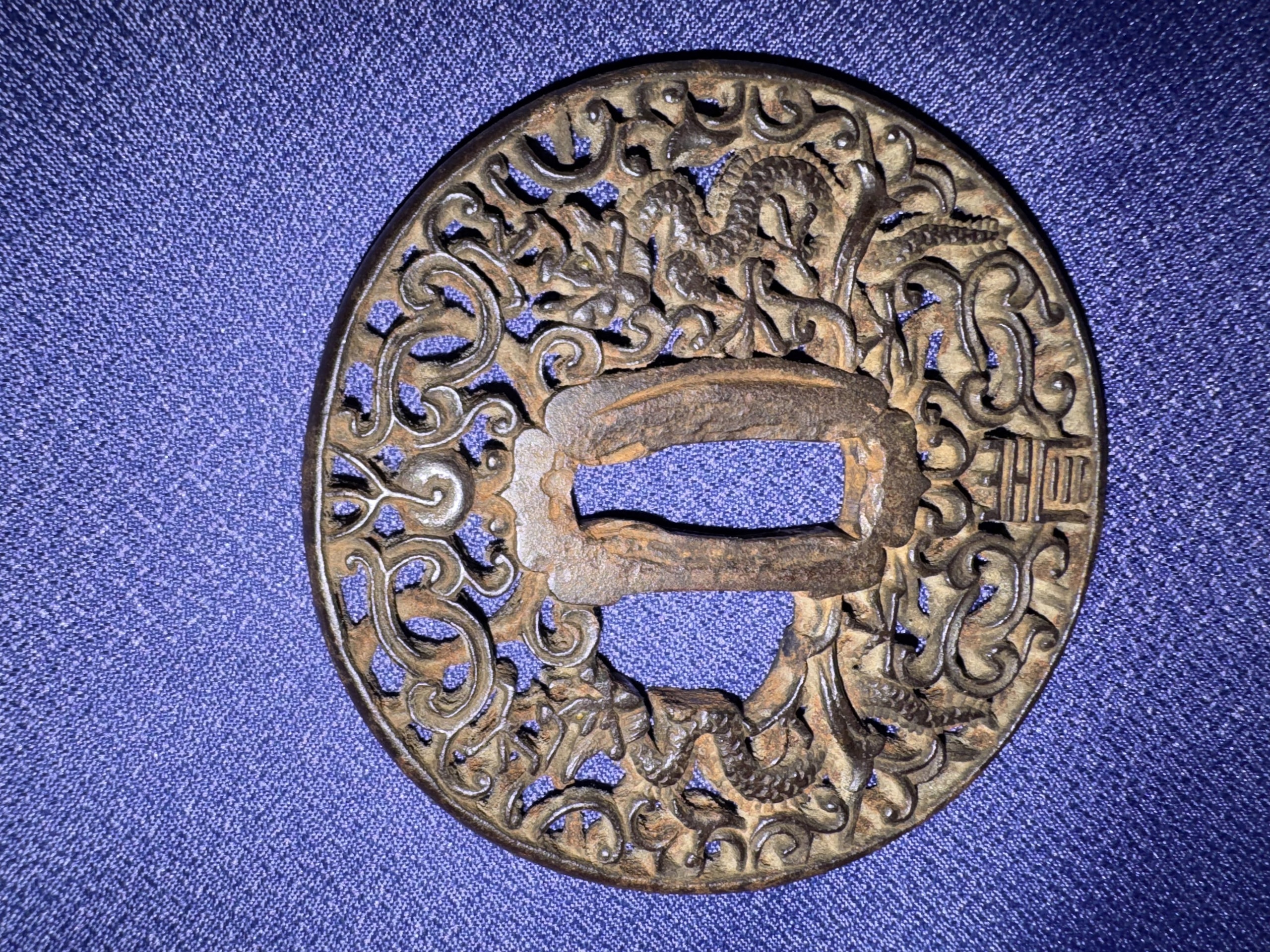 Tsuba - Tokuho - Mumei Nanban - Tokubetsu Hozon Tosogu