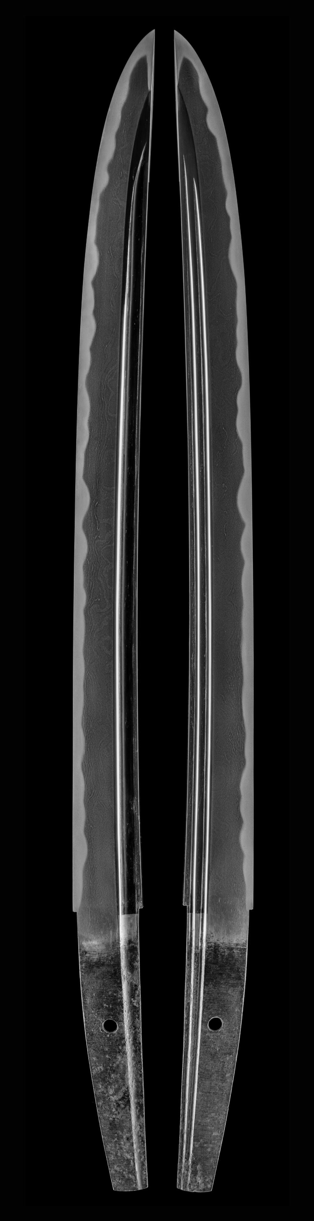 Wakizashi - Tokuho - by Naoe Shizu School - Mumei (Naoeshizu)