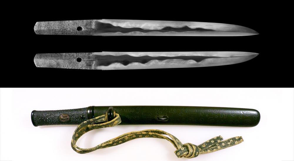 短刀 備前国住長船(与)三左衛尉祐定作之 天正八年申二月吉日