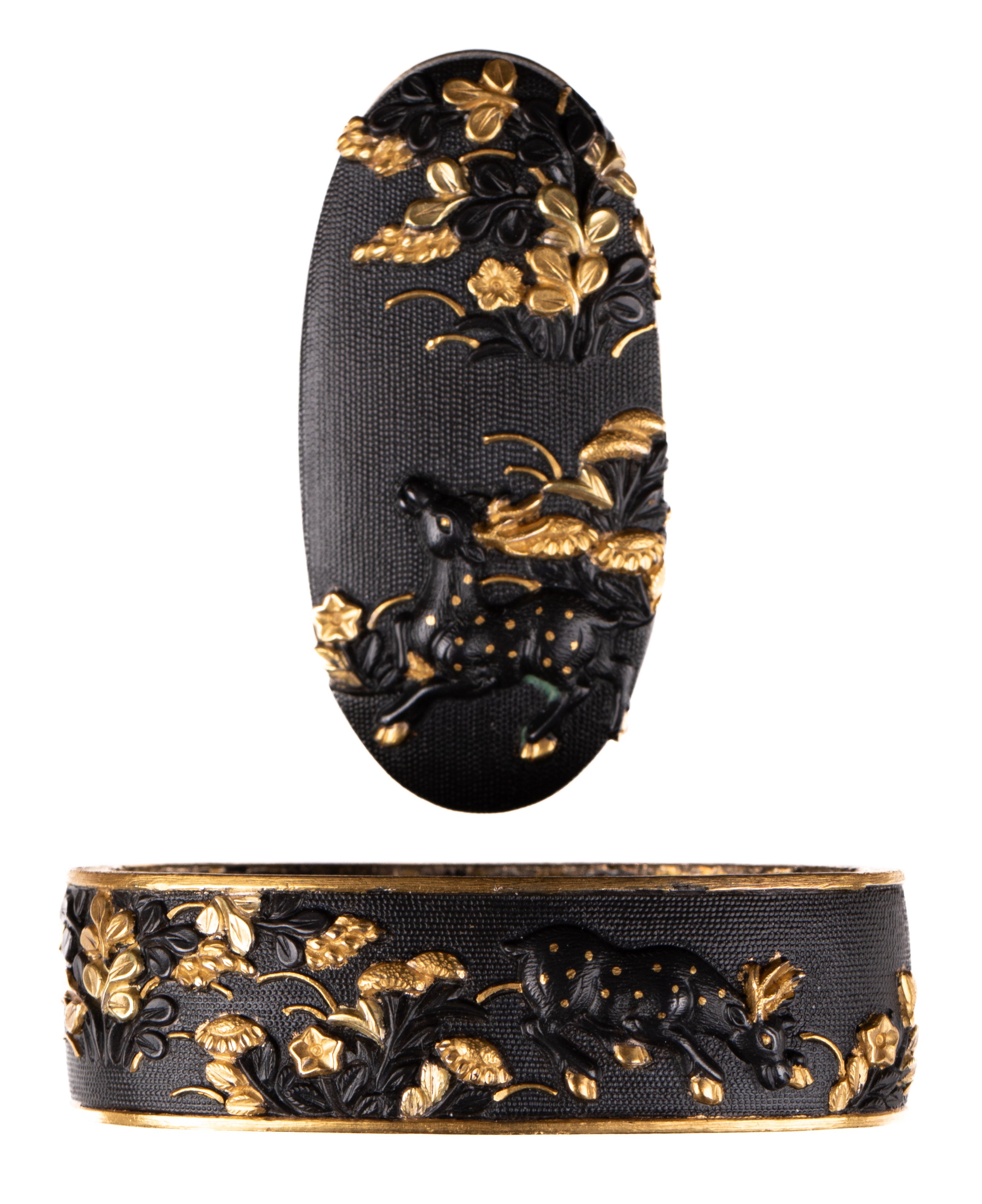 Fuchikashira signed "Teijo Saku Mitsuyoshi" with NBTHK Hozon Tosogu