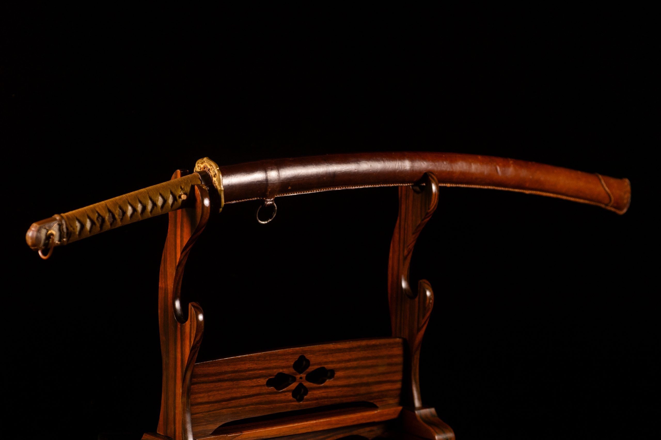Nihonto Wakizashi in second world war Koshirae