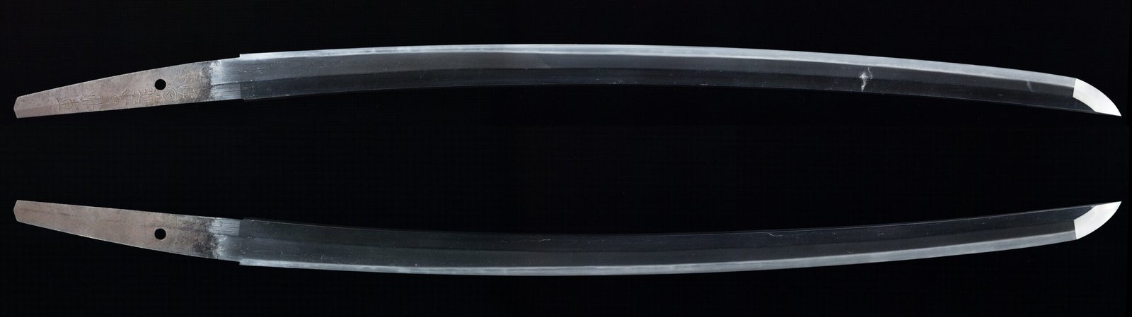 Katana - Japanese Wakizashi: Tsuda Omi no Kami Sukenao – Osaka Shinto | Signed Omori Tsuba