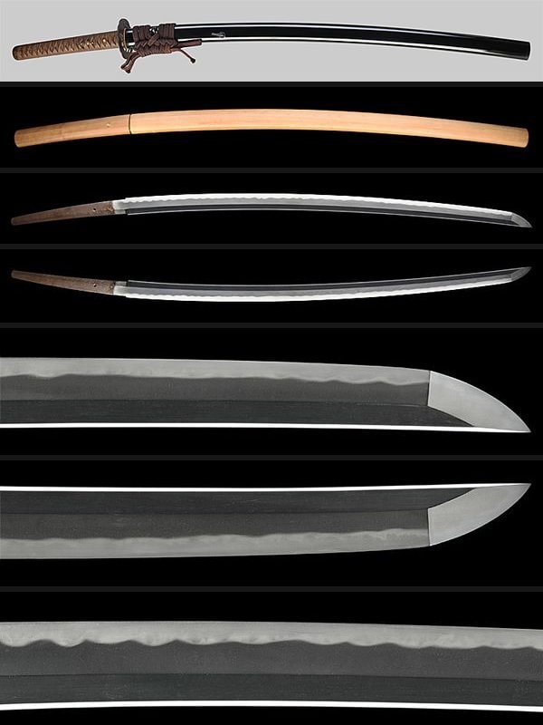 Katana - Jūyō - by Suishinshi Masahide Jirotaro Naokatsu - Tenpo Jin-in Nen Juichigatsu Hi Jirotaro Naokatsu (Musashi)(Tokaido)