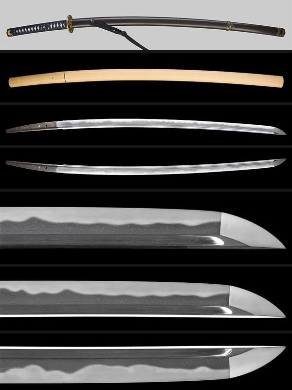 Katana - Jūyō - by Ujifusa - Ujifusa, dated August 1569 (Mino)