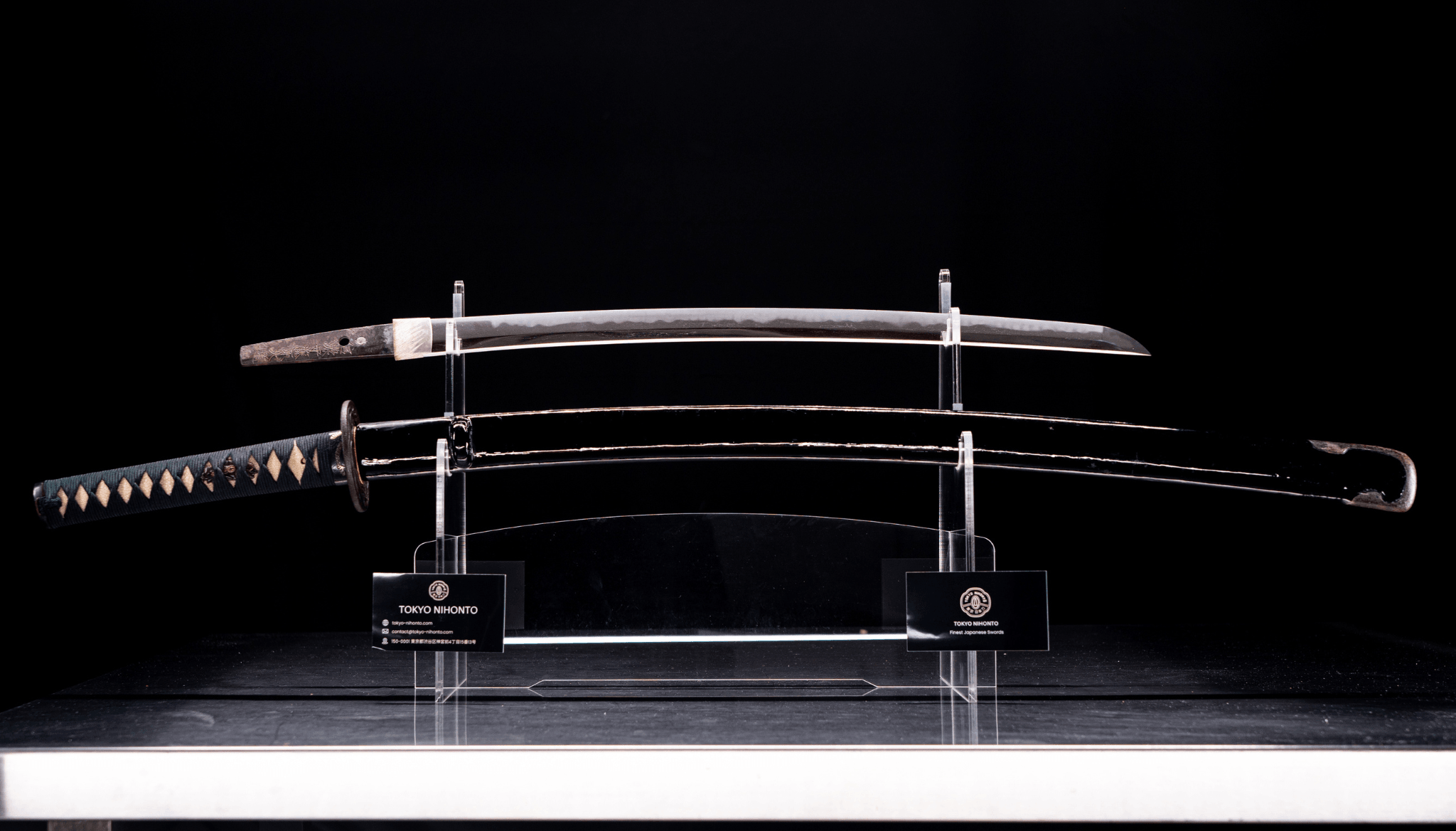 Antique Japanese Sword Wakizashi by Shinano no Kami Fujiwara Daidō - Tokubetsu Hozon Token