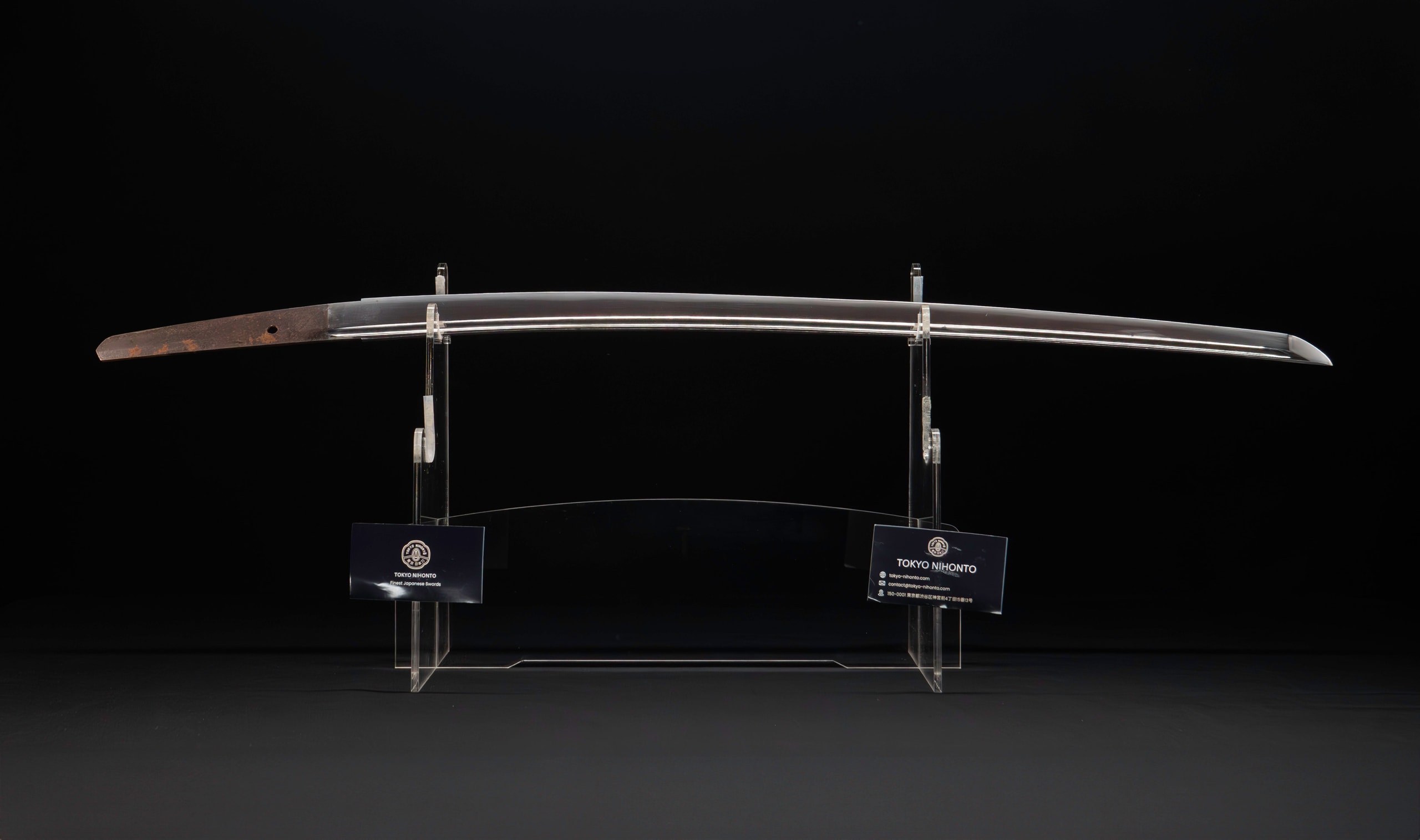 Katana - Antique Japanese Katana Sword with Floral Iron Sukashi Tsuba - Edo Period Mumei Blade