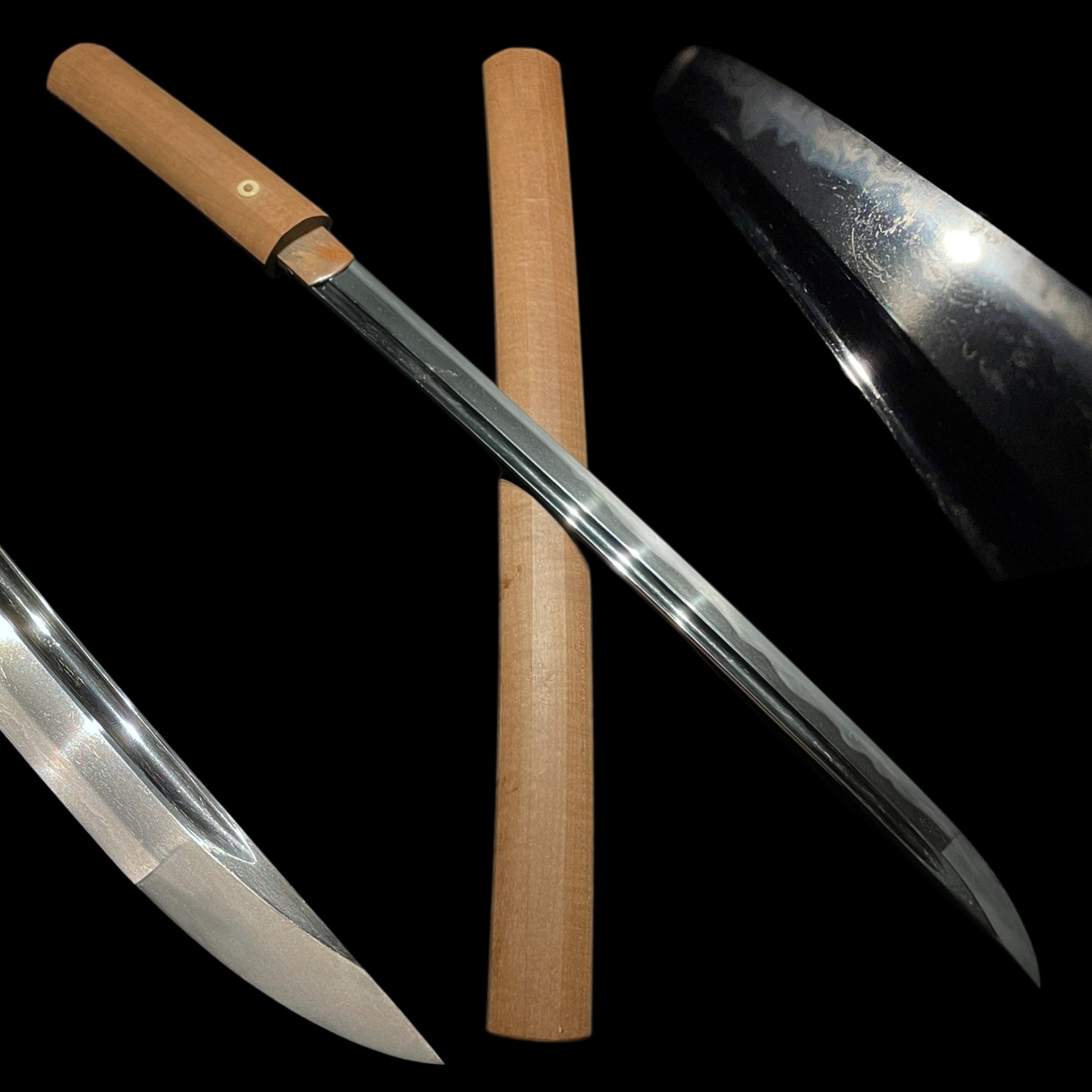 Ookissaki 大切先 Wakizashi Bo-Hi 棒樋 Blade Edo period Mumei