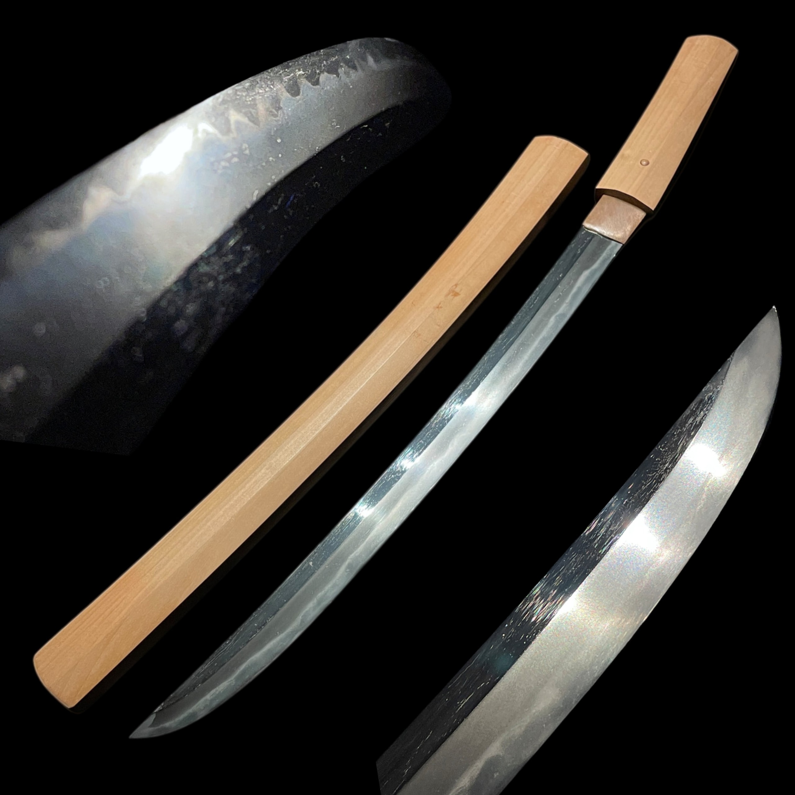 Shobuzukuri Wakizashi in Shirasaya Late Muromachi period Mumei