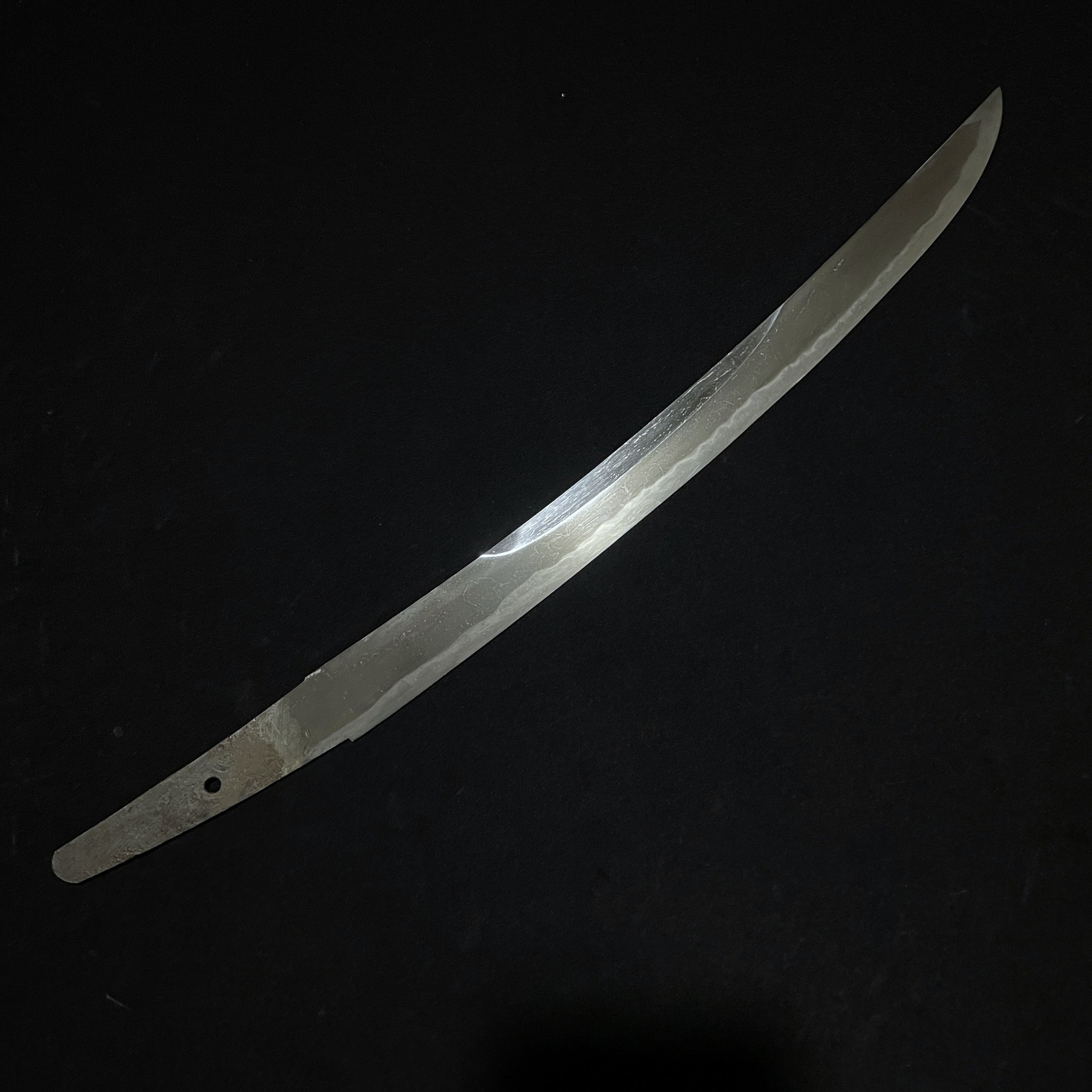 Wakizashi - Unokubi Zukuri Wakizashi Thick Blade Edo Period Mumei