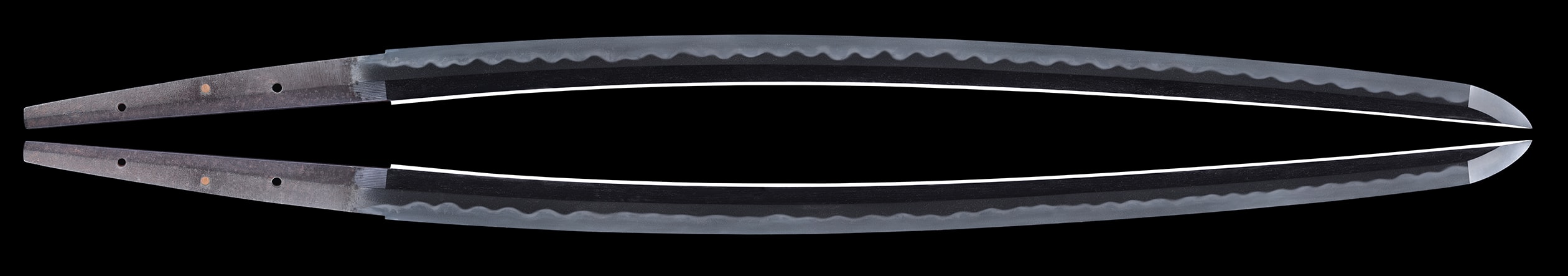Katana - Hozon - by Takada Or Bizen-No-Suke Munetsugu - Mumei attributed to Takada or Bizen-no-suke Munetsugu, with Shirasaya and Koshirae