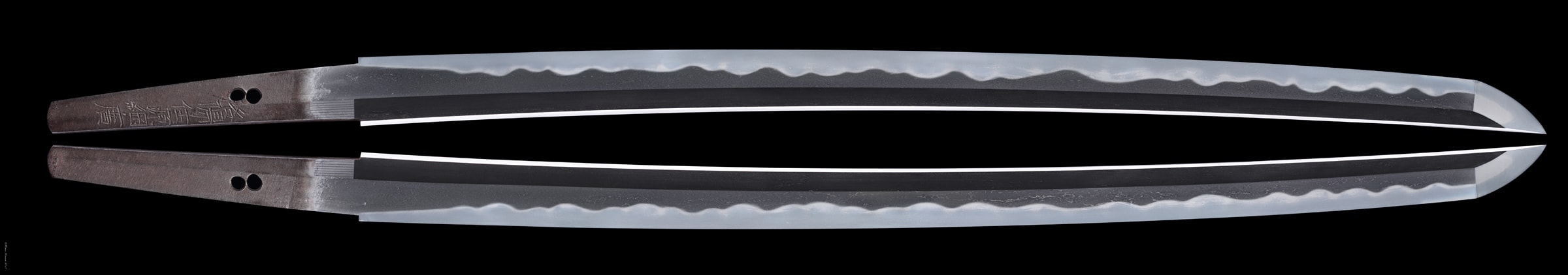 Wakizashi - Hozon - by Tsunahiro - Minamoto Tsunahiro in Shirasaya