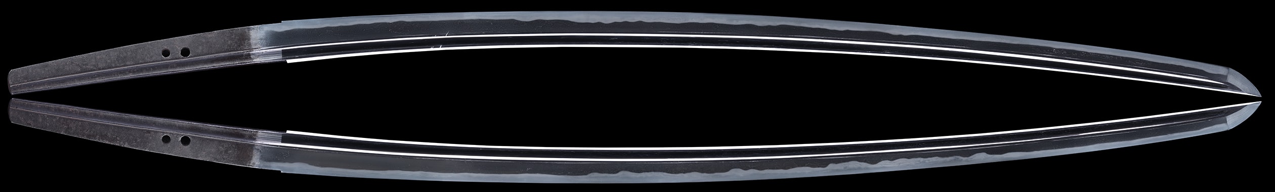 刀剣小町 刀 無銘 伝(家助) 白鞘入 (Katana, Mumei attributed to Den-Iesuke)