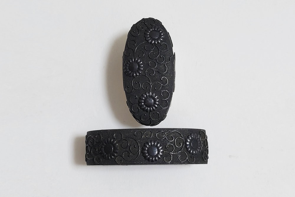 Fuchi-Kashira - Hozon - by Chikakazu - 刀 関善定家近則