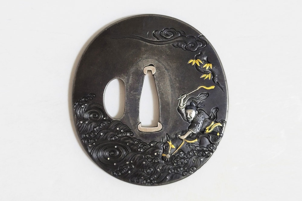 Tsuba - Hozon - by Mito School - Dankei-zu