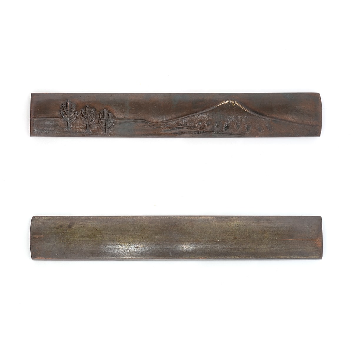 Kozuka - Kozuka with Fuji and Pine Design, Mumei -Mumei- 16-214