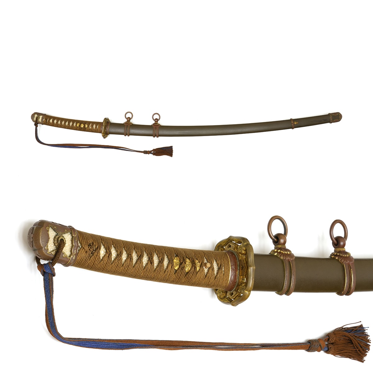 陸軍旧九四式軍刀拵(鉄鞘) -Former type 94 Japanese army koshirae- 18-035