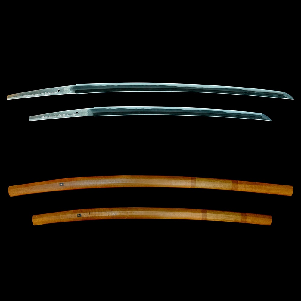 遠州住磯部一貫斎光廣 為原田延次郎氏 昭和丁巳年八月吉日- Enshu ju Isobe Ikkansai Mitsuhiro - 2-776