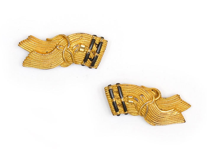 Menuki - Rope Noren Design, Mumei