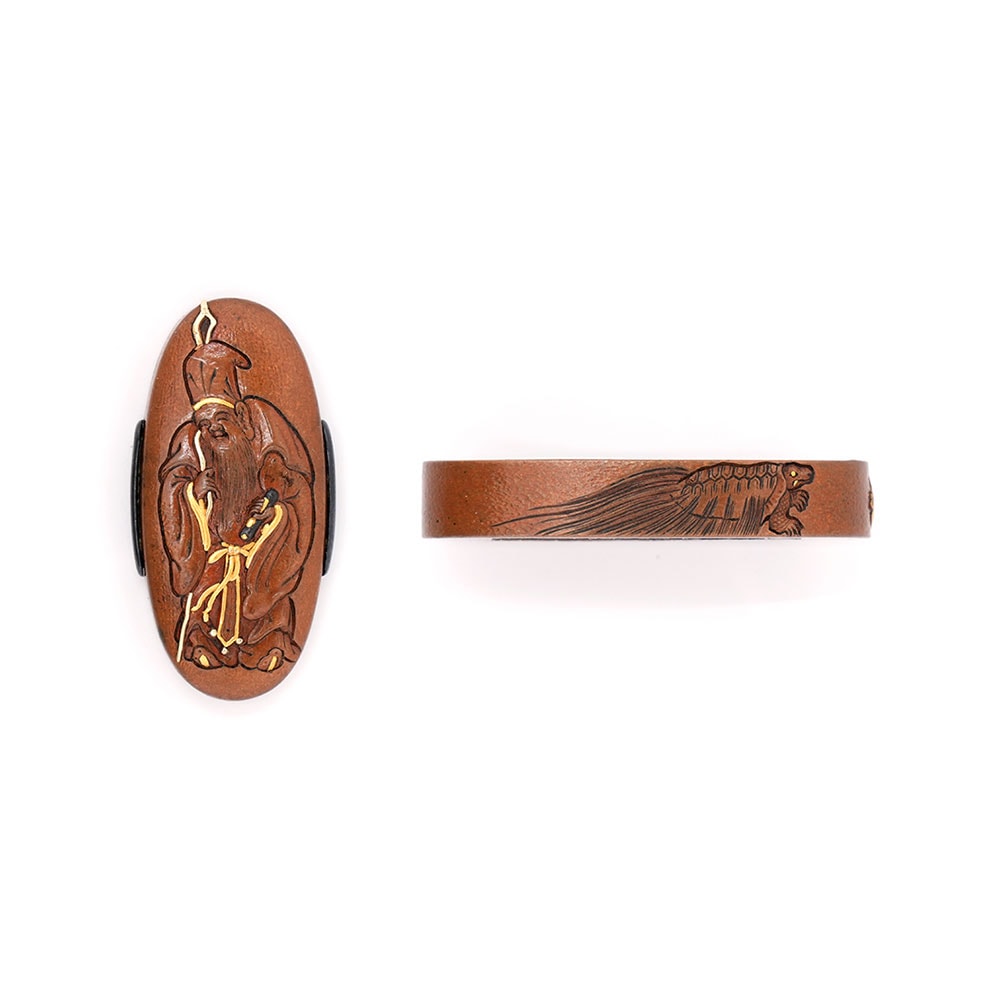 Fuchi-Kashira - by Harunaga - Fuchi-Kashira: Harunaga - Immortals Design
