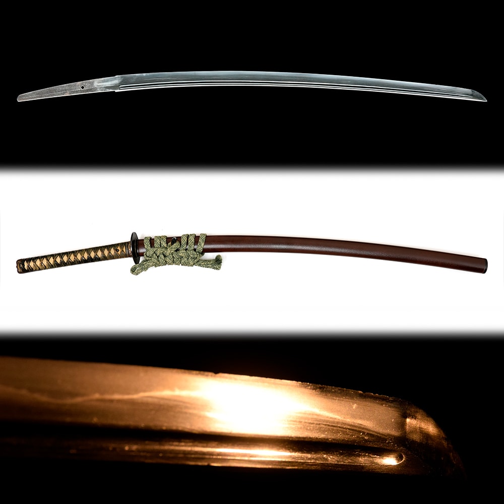 Katana - Tokubetsu Kichō - by Satsuma Motohira - Mumei (2nd Generation Motohira)