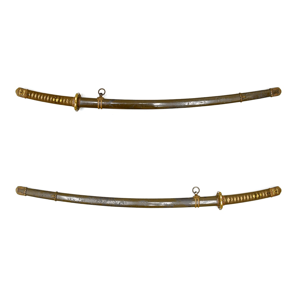 陸軍九八式軍刀拵(元九四式初期型)- Type 98 army sword koshirae(Initial type) - 9-034