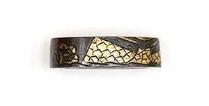 淀城図縁金具 無銘Mumei 15-132