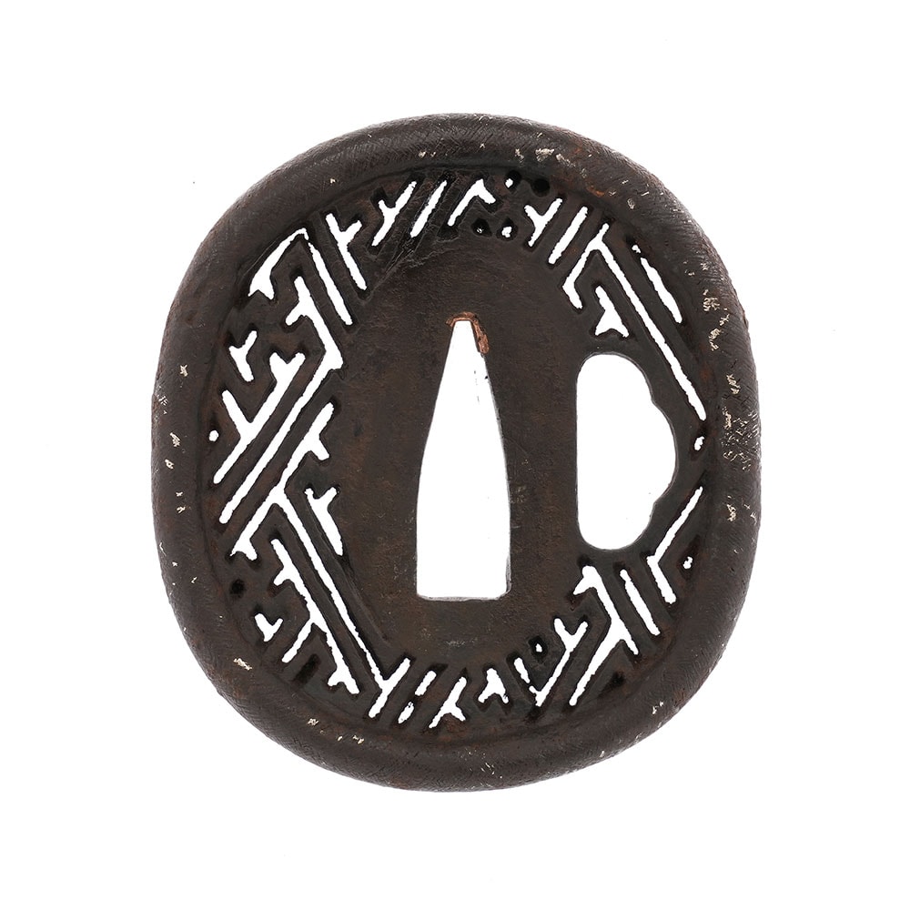 Tsuba - Unsigned - Saya-gata Sukashi
