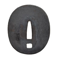 Tsuba - Type 95 Gunto Tsuba Mumei 12-1052