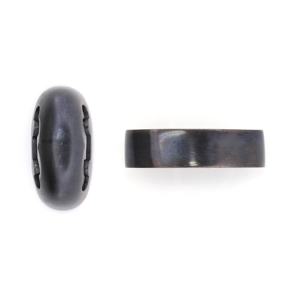 Fuchi-Kashira - Polished Fuchi-Kashira, Mumei - 14-281