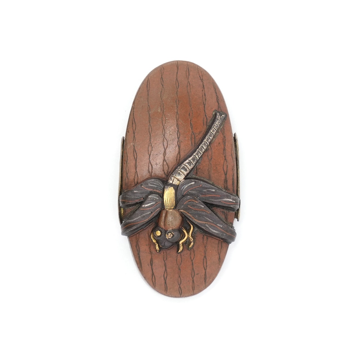 Fuchi-Kashira - Kachimushi-zu Kashira (Victory Bug Design) - Mumei