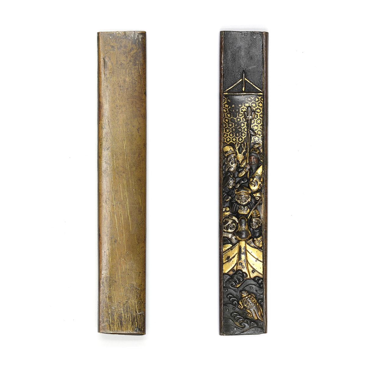 Kozuka - 宝船図小柄 無銘 -Mumei- 16-193