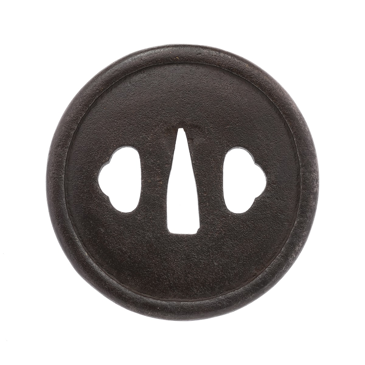 Tsuba - Round Plain Tsuba - Mumei - 12-1647