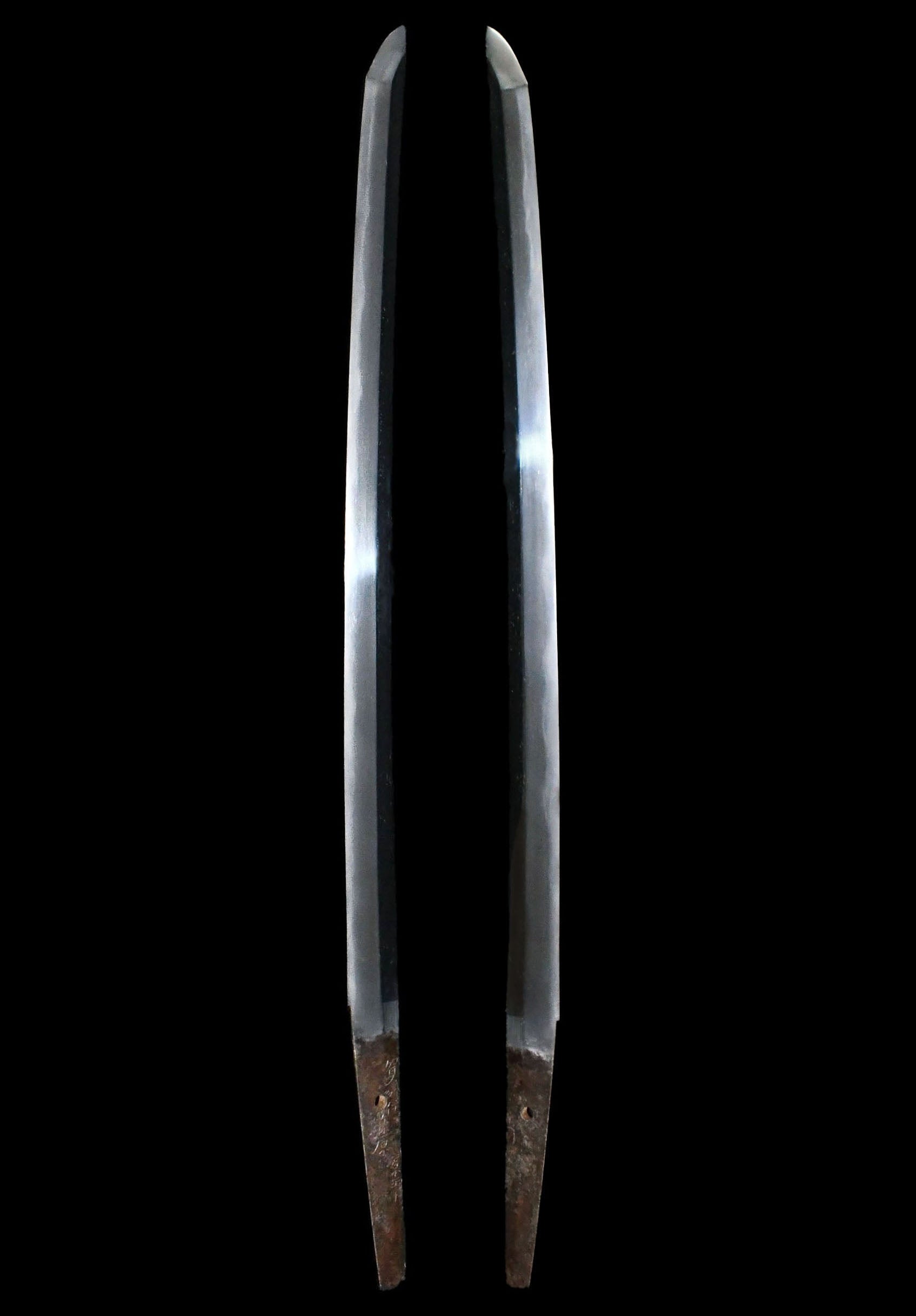 Wakizashi - Hozon - 作 景平 - 脇指 銘 賀州住藤原景平(日本美術刀剣保存協会 保存刀剣鑑定書)