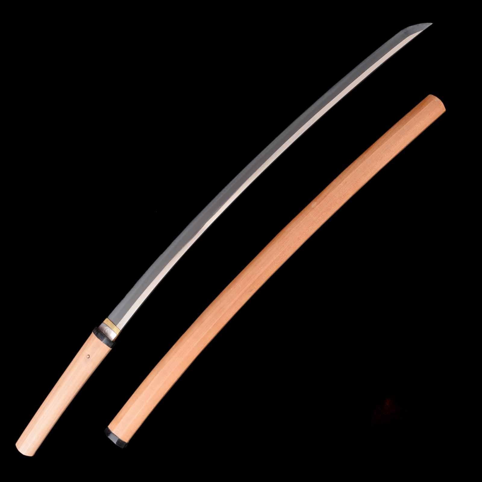 Katana - Kiyomitsu - NBTHK Hozon Certificate - Shirasaya Koshirae - Suriage Nakago - Koto Era - Yamagata 50401