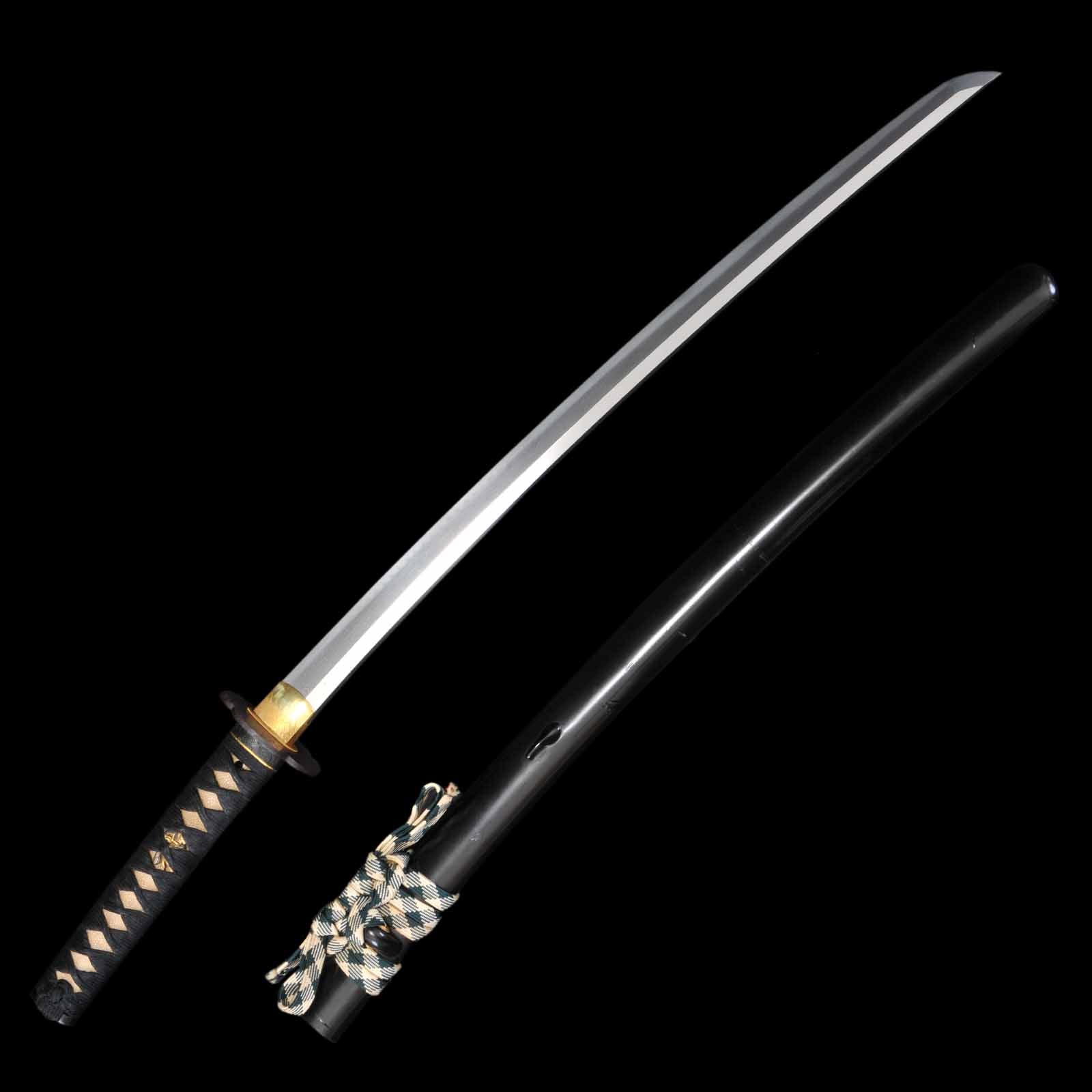 Wakizashi - Mumei(No Signature) - NBTHK Hozon Certificate - Uchigatana Koshirae - Ubu Nakago - Koto Era - Miyagi 41260