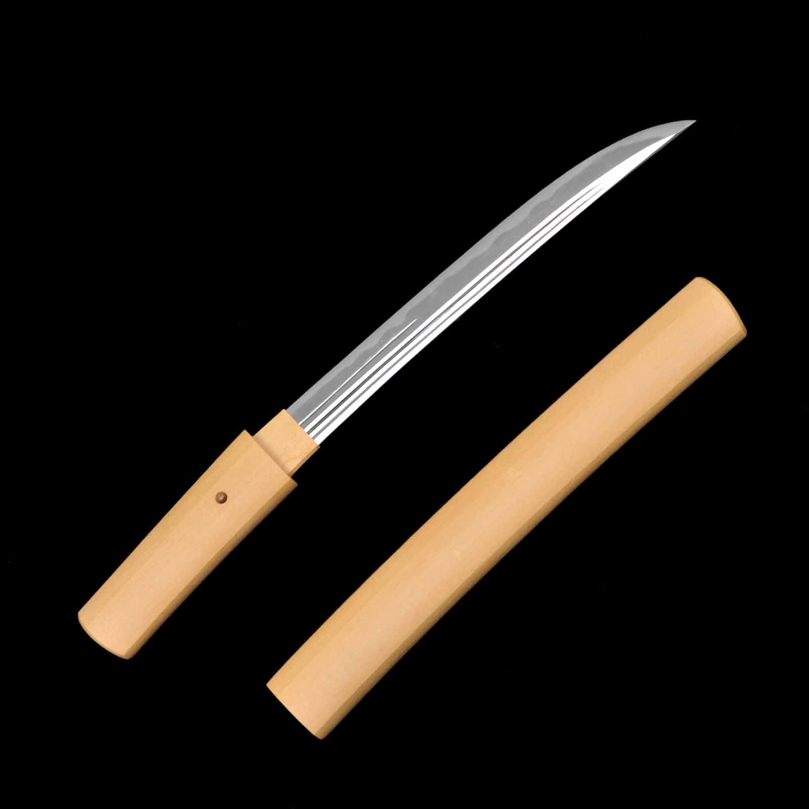 Tanto - Fuyuhiro - Shirasaya Koshirae - Suriage Nakago - Koto Era