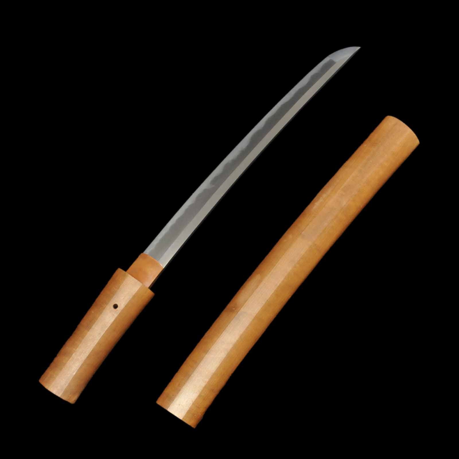 Tanto - Chiyotsuru - Shirasaya Koshirae - Ubu Nakago - Koto Era - Kanagawa 45240