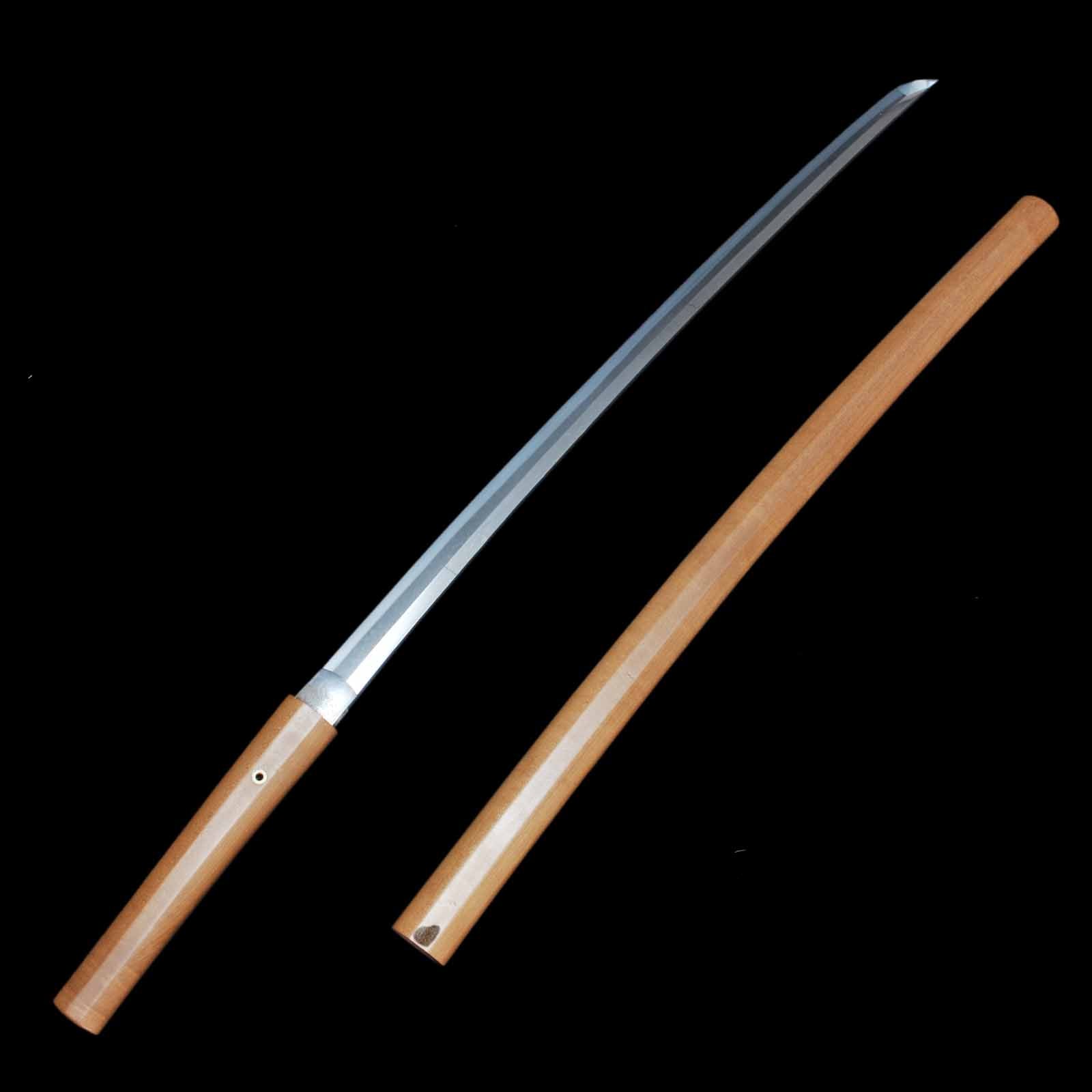 Katana - Kiyomitsu - NBTHK Hozon Certificate - Shirasaya Koshirae - Ubu Nakago - Koto Era - Kyoto 16100