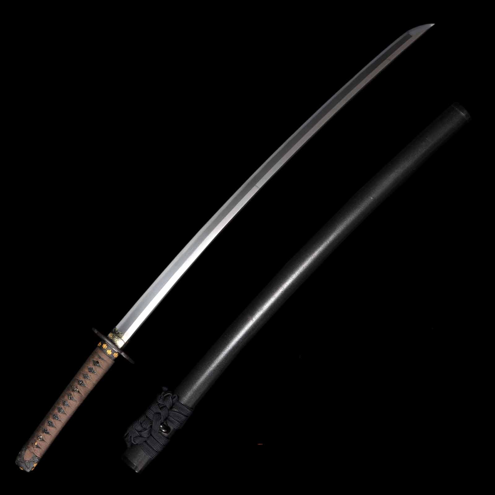 Katana - Kanesada - NBTHK Hozon Certificate - Uchigatana/Shirasaya Koshirae - Ubu Nakago - Koto Era - Gifu 63307