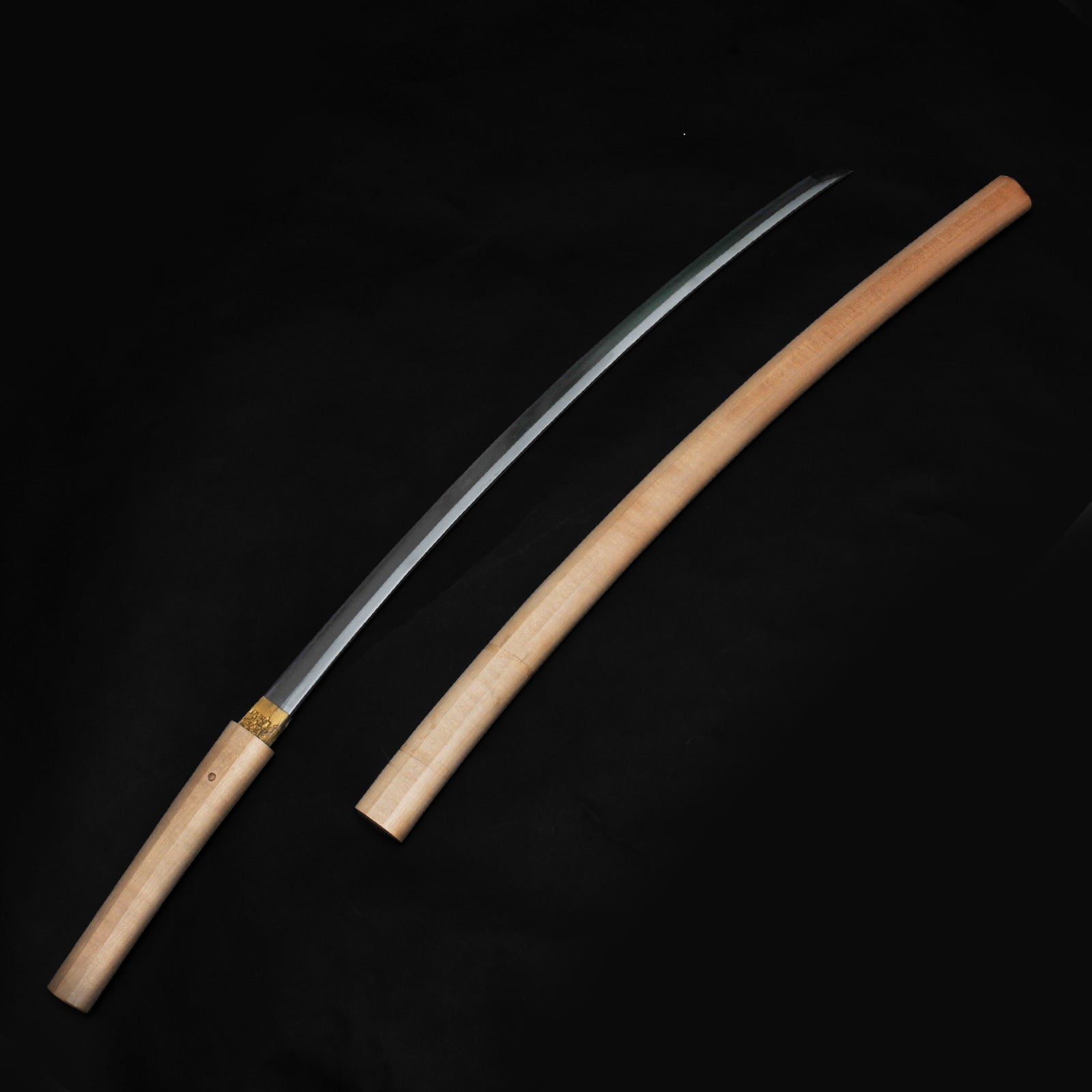 Katana - Kanenobu - Shirasaya/Uchigatana Koshirae with Gunto Saya - Ubu Nakago - Koto Era