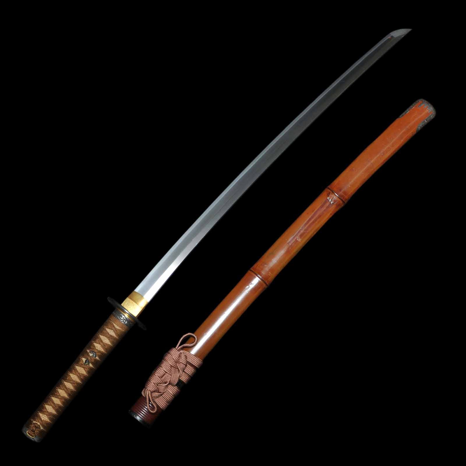 Katana - Mumei(No Signature) - Uchigatana Koshirae - Suriage Nakago - Shinshinto Era - Kanagawa 81317
