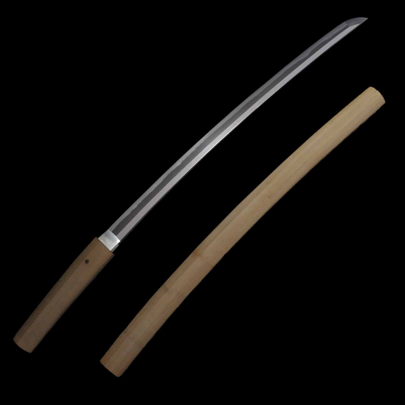 Wakizashi - Mumei(No Signature) - Shirasaya Koshirae - Ubu Nakago - Koto Era - Fukushima 55171