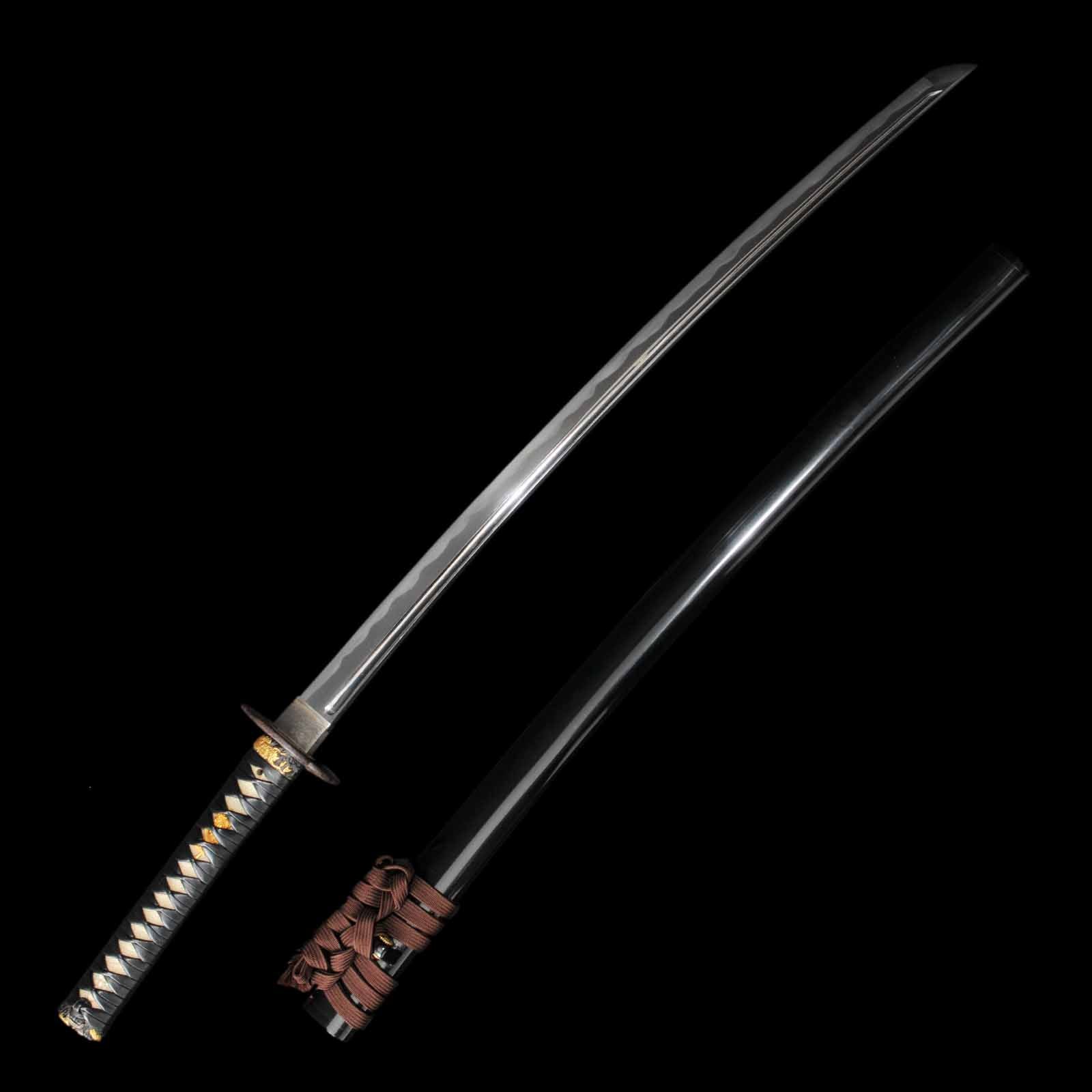 Katana - Tomomitsu - Uchigatana/Shirasaya Koshirae - Ubu Nakago - Koto Era - Nagasaki 006116