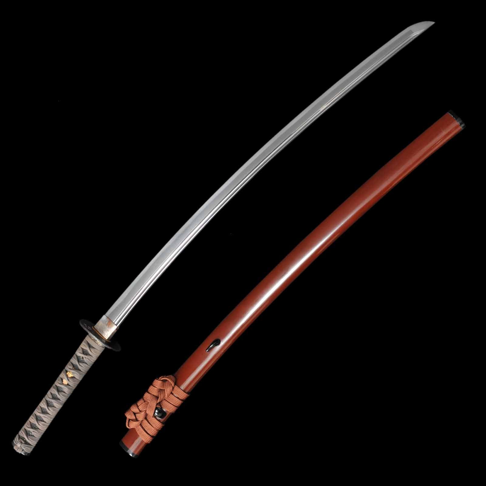 Katana - Sukesada - NBTHK Hozon Certificate - Uchigatana/Shirasaya Koshirae - Ubu Nakago - Koto Era - Tokyo 228301