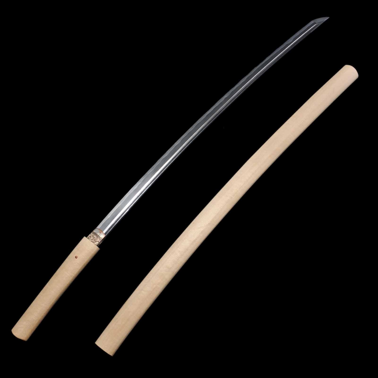 Katana - Mumei(No Signature) - NBTHK Hozon Certificate(Takada) - Shirasaya Koshirae - Suriage Nakago - Koto Era - Oita 30429