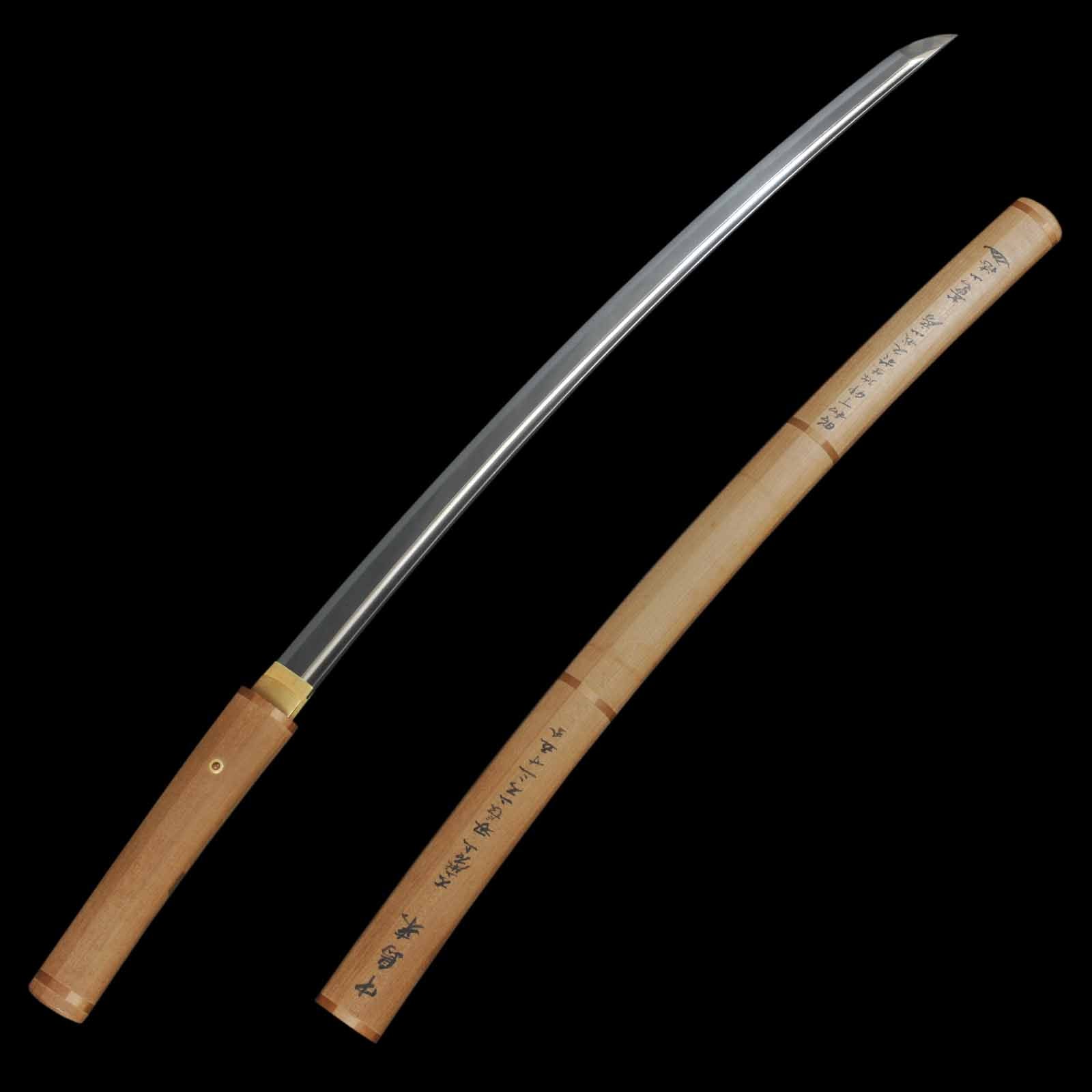 Katana - Mumei(No Signature) - NBTHK Certificate(Nakajima Rai) - Shirasaya(Sayagaki by Kunzan) Koshirae - Suriage Nakago - Koto Era